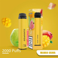 2000puffs Vape Elape Vape E Liquid Gunnpod