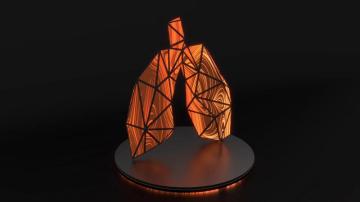 LED-Blende im Dreieck