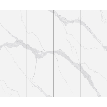 Wholesale Carrara White Sintered Stone Tile for Flooring and Countertops