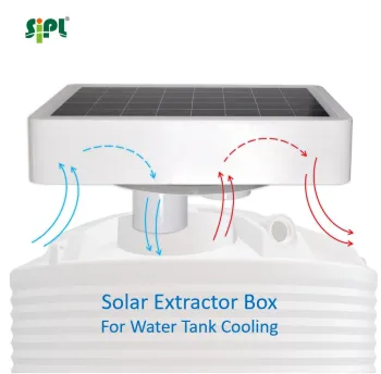 Wiring-Free 70W Solar Water Tank Cooler with BLDC Motor for Heat Extraction and Air Exhaust