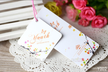 Swing Tag Garment Paper Hangtag China Clothing Hang Tag Garment Price Tag