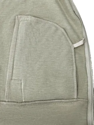Ladies' grey green casual sports jacket