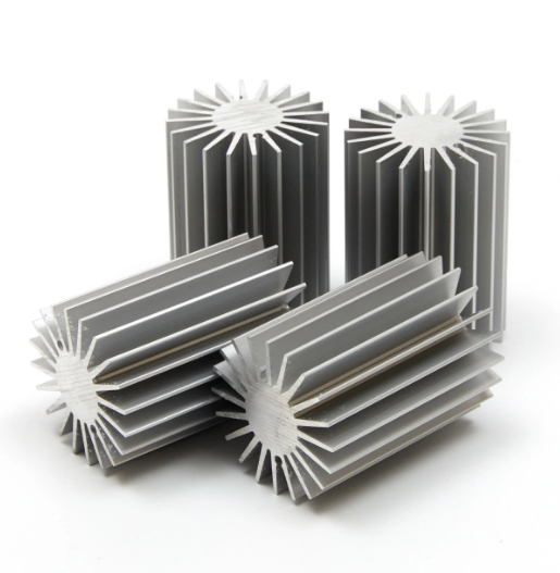 Silver Anodizing Aluminum Profile Extrusion for Heat Sink