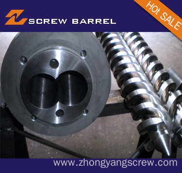 Screw Barrel Parallel Twin Screw Barrel PE Film Extruder Screw Barrel Bimetallic Screw Barrel