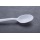 Medium Weight White Plastic Spoon