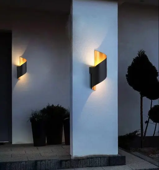 Modern Nordic Minimalist LED Wall Lamps for Garden and Porch Exterior Lighting