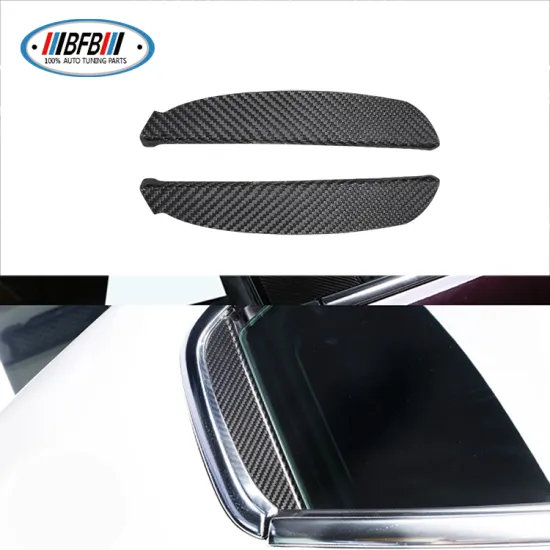 Real Carbon Fiber C-Pillar Panel Cover for Maserati Ghibli 2014-2020