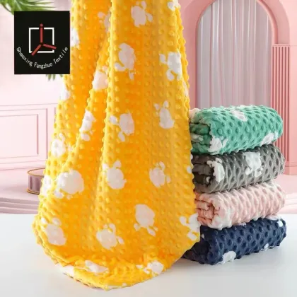 knit minky baby blanket for newborns