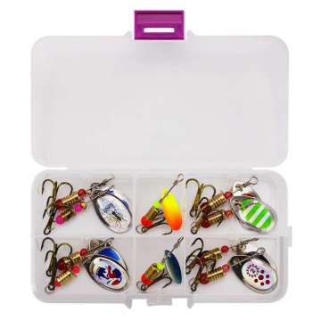 Fishing Lure Set: 11PCS Spinner Blades Casting Lures