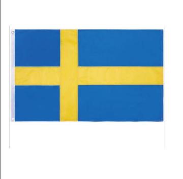 Sewing Sweden flag 90*150cm