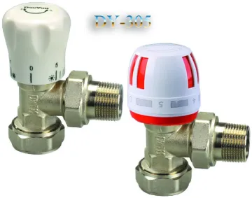 Brass radiator manual temperature control valve