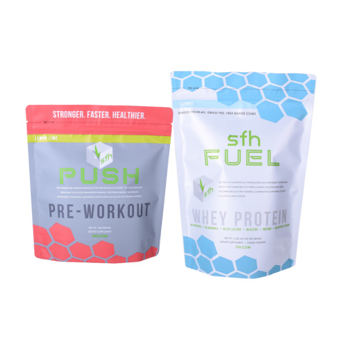 Custom high moisture barrier Protein powder packaging bag