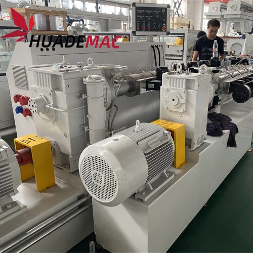 75mm dual wall corrugated pipe extrusion machine