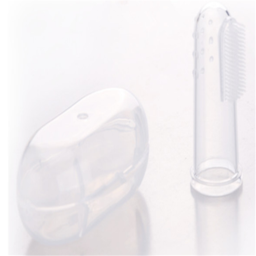 Бебешка силиконова четка за зъби Finger Shape Safety