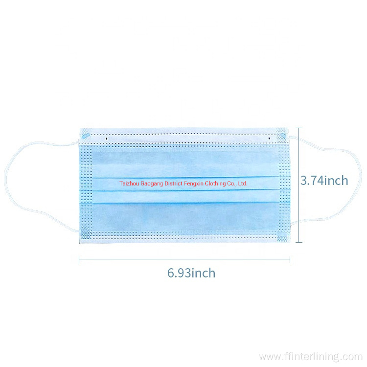 High Quality 3 Ply Facemask Disposable Face Mask