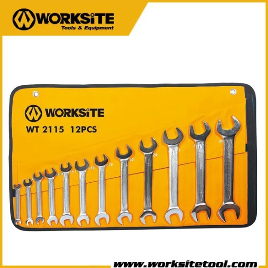 WT2115 Worksite Brand Hand Tools 12pcs 6-32mm Combination Wrench Sets