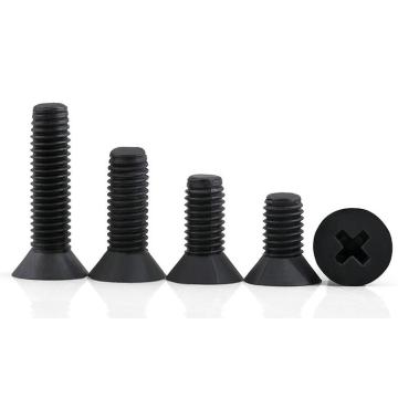 High quality heat treated stainless steel screw black