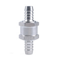 Fuel one-way check valve aluminum material