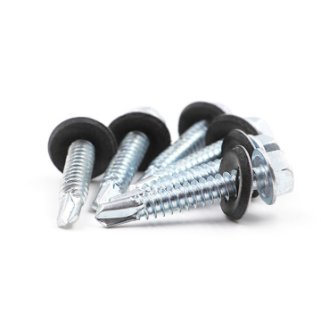 Galvanized Hex Head Self Driling Screw with EPDM