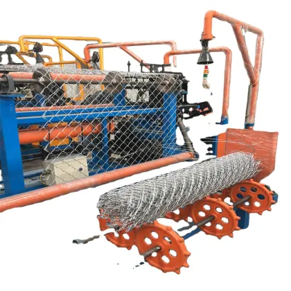 German Chain Link Wire Fence Mesh Weaving Machines