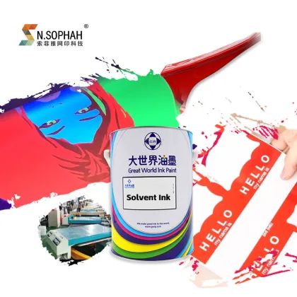 Direct Manufacturers Leather Printing Solvent Ink Screen Printing Solvent Ink