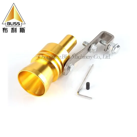 Aluminum Alloy Exhaust Pipe Sounder 116mm for Car Racing Turbocharger Whistle (S/M/L/XL)
