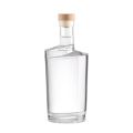 garrafa de vidro de vodka vazia/garrafa de vidro de conhaque