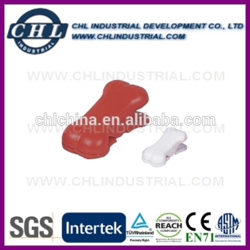 Customized bone shape plastic clip
