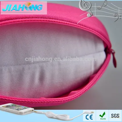 U-shaped neck travel music speaker pillow