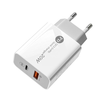 Pengecas USB PD 20W Type-C Cepat untuk iPhone 12