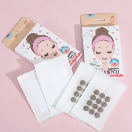 48 Patches Face Care Hydrocolloid Anti-Acne Repair Invisible Acne Patches