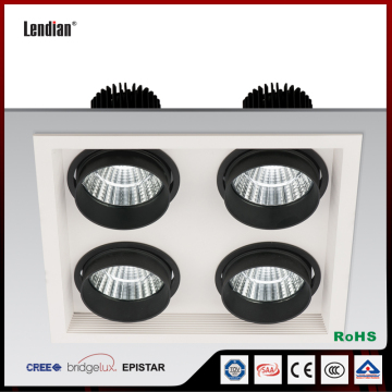 four-heads Aluminum square 140w led grille light with high aliminum