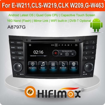 Hifimax Anroid 5.1 car navigation FOR Benz CLS W219 ( 2004-2008 ) WITH OBD DAB Quad Cord 16G HD 1080P WIFI 3G DVR