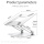 Multi-angle Adjustable Silver Laptop Stand for Office