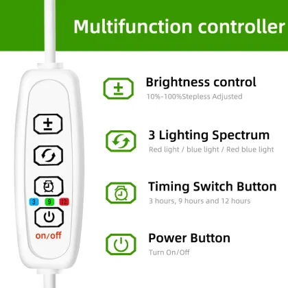 USB Grow Light Indoor Smart Pots: Mini Indoor Potted Plants with Lights for Decorative Planters