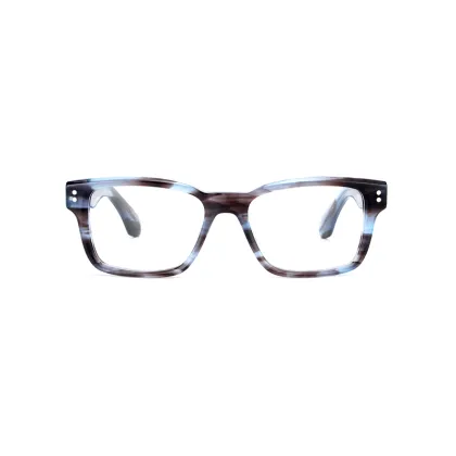 Wholesale Newest Fashion Rectangle Unisex Eyewear Black Demi Acetate Optical Glasses Frames