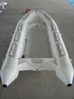 Inflatable White Boat