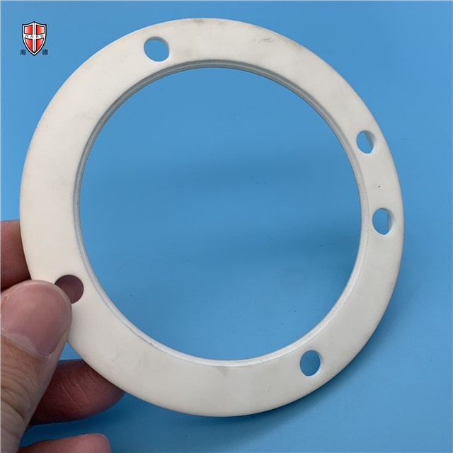 isostatic pressure moulding Al2O3 ceramic flange ring