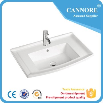 Retro Rectangular Edge Of Basin With Water Tap