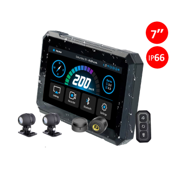 Ricoel αδιάβροχη οθόνη αφής για μοτοσικλέτες με CarPlay &amp; Android Auto