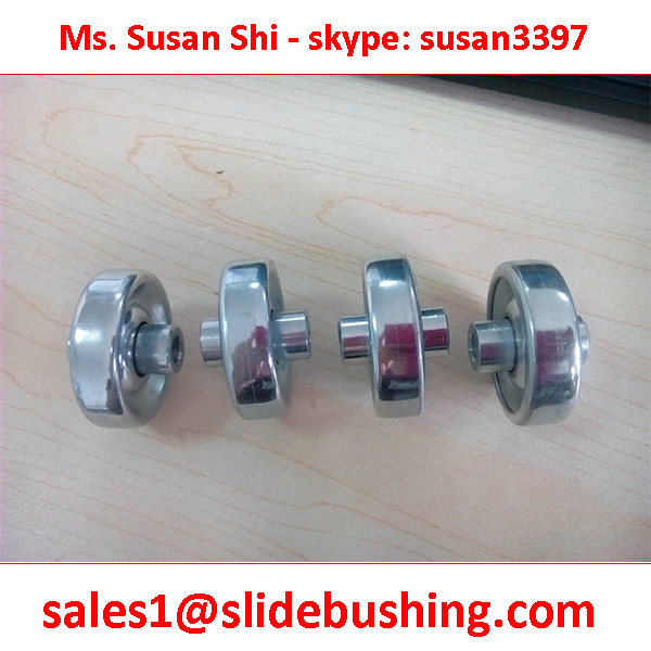 50mm 50*6.2*15.5*25mm Conveyor Roller Skate Wheel Ball Bearings for 6mm Shaft Size Main Bearing