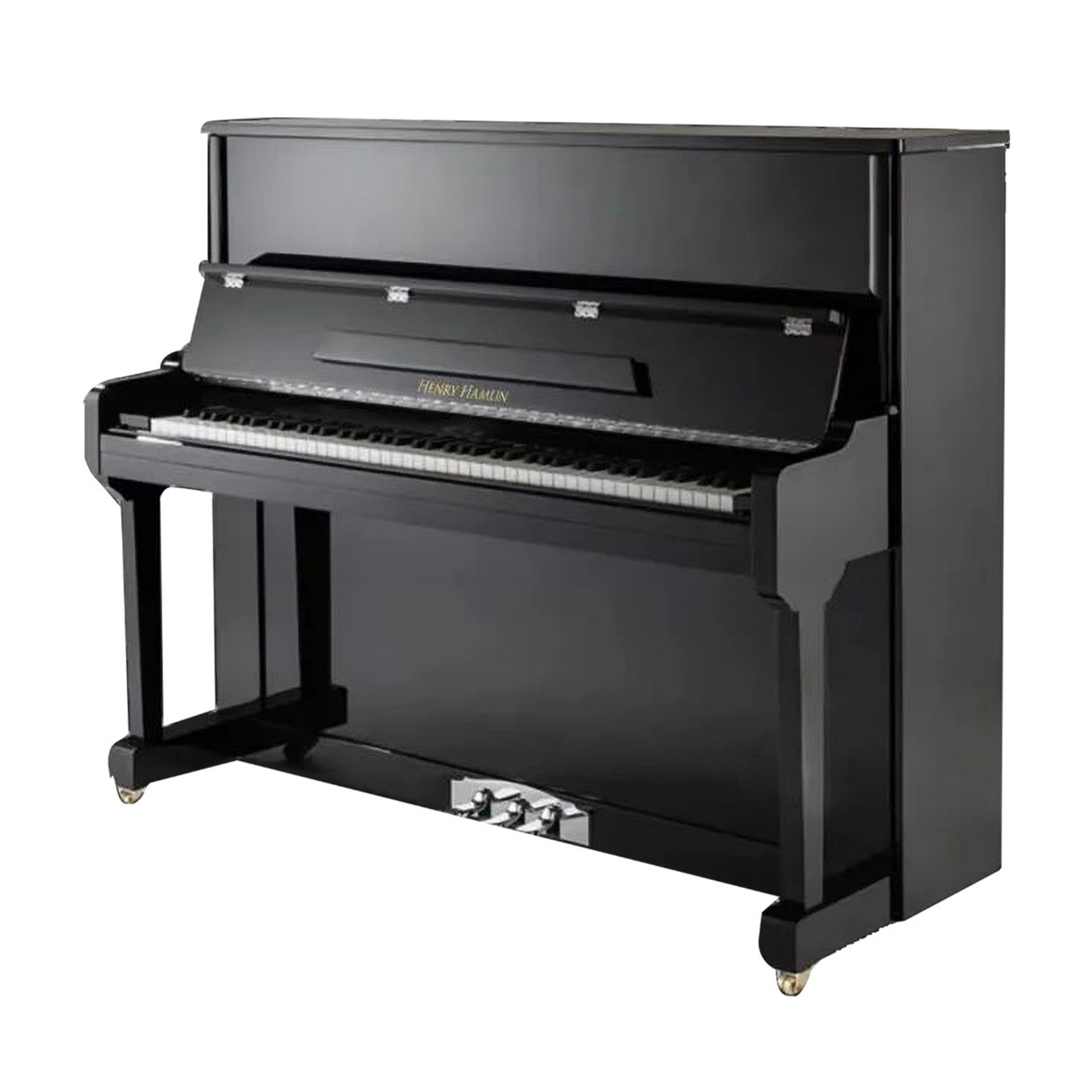 Henry Hamlinh120 Piano Upright Piano سیاه جلا خانه 120 سانتی متر