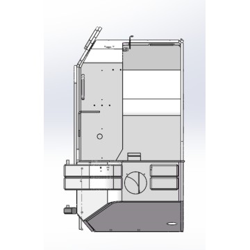 Правый топливный бак для подземных горных работ