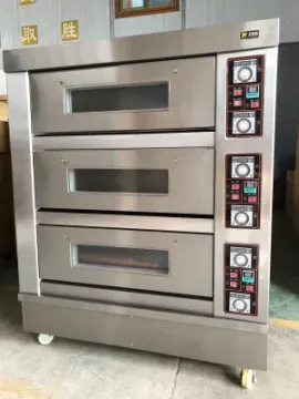 Commercial Industrial Food Baking Equipment Machine Machinery Price Big 1 2 3 4 Deck Gas Electric Cake Horno Pizza Toaster Bread Bakery Baking Oven