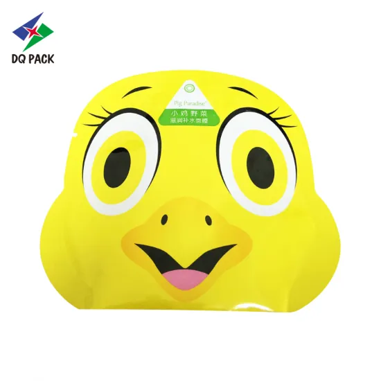 Facial mask packaging pouch plastic bag