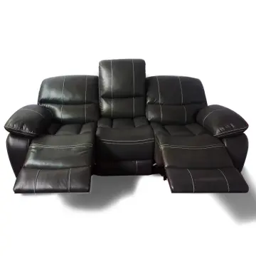 Reclining Leather Sofa European Luxury Living Room Modern