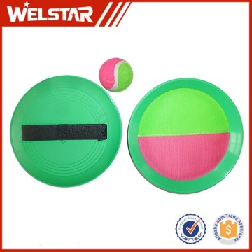 Promotional Catch and Toss toys Velcro Set with Ball and Grip Mitts