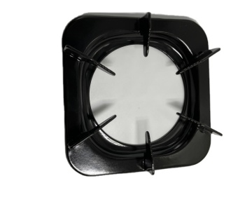gas stove spare part black square Black powder enamel grill Square shape pan support