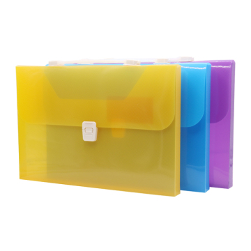 Carpeta de archivos con cubierta de cuero negro de PVC / PU