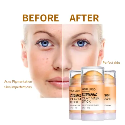 Private Label Organic Turmeric Deep Pore Mud Mask